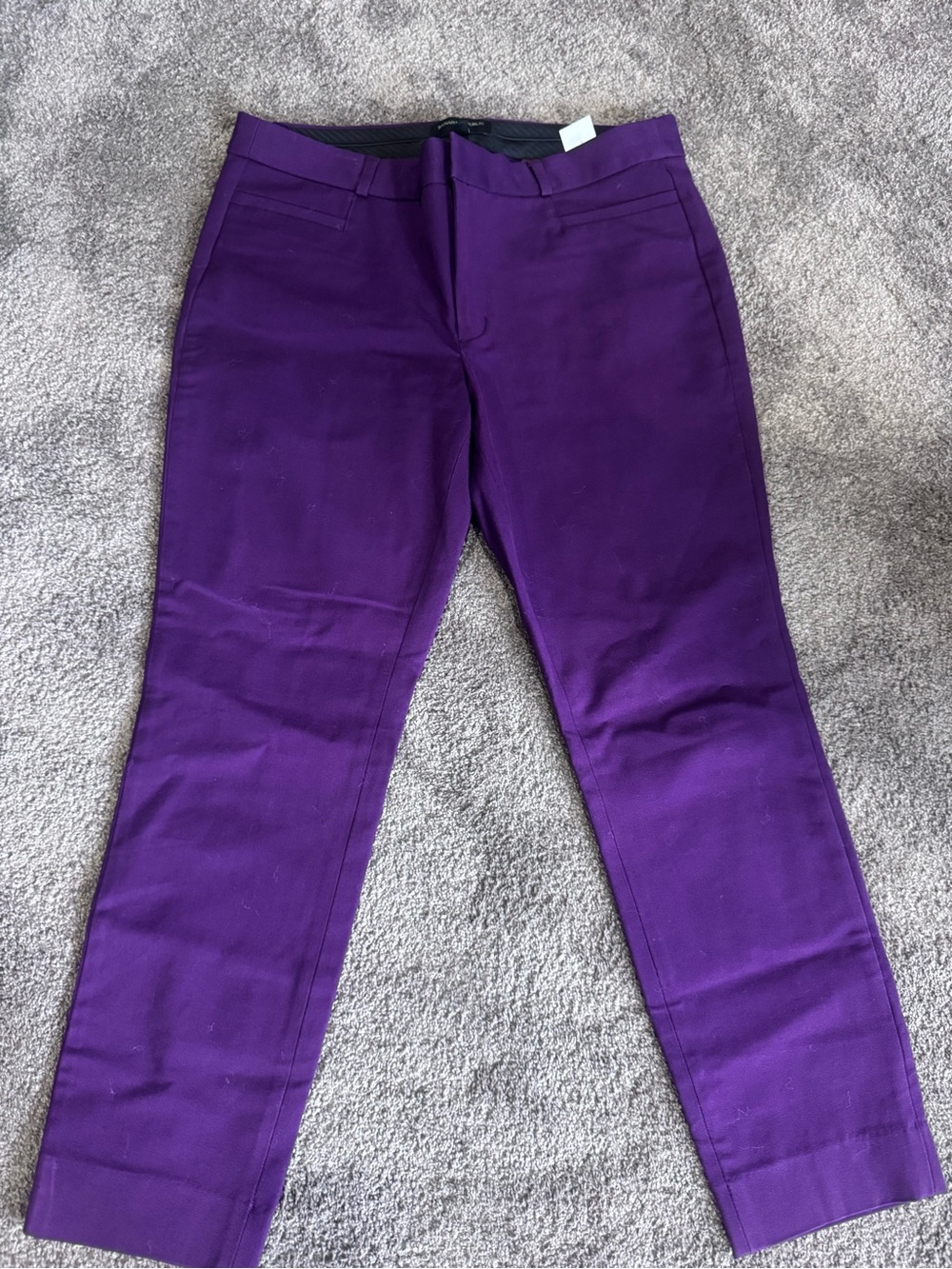 Banana Republic Violet Cropped Slim Pants